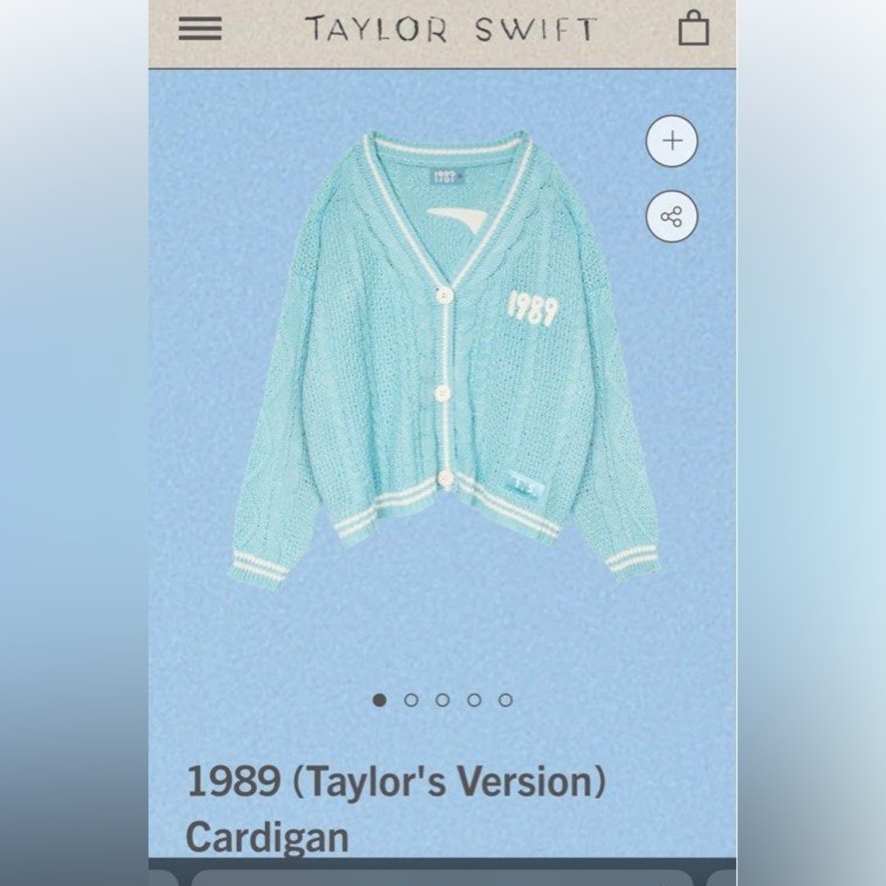 Taylor Swift 1989 Cardigan 3XL